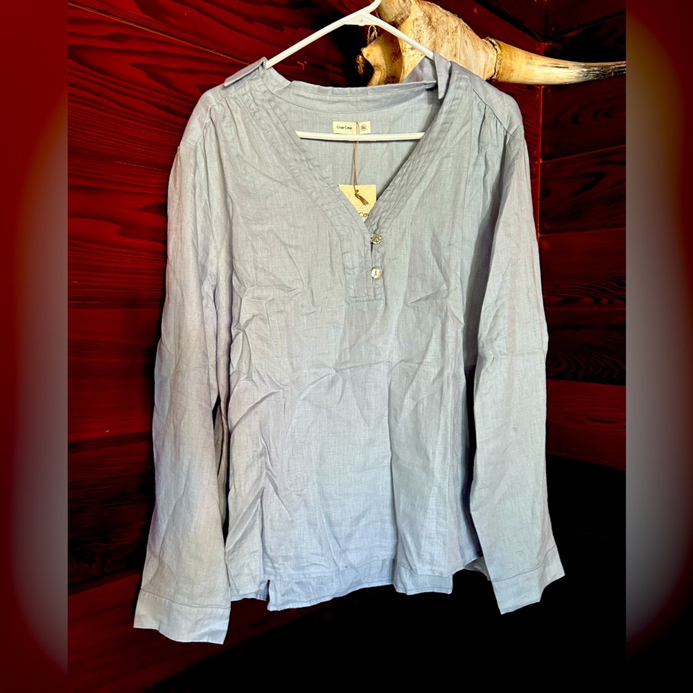 Grae Cove linen top